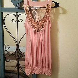 Blush pink tank